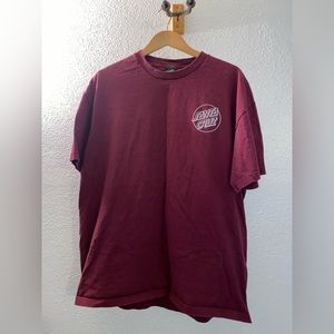 Santa Cruz maroon T-Shirt size: 2XL